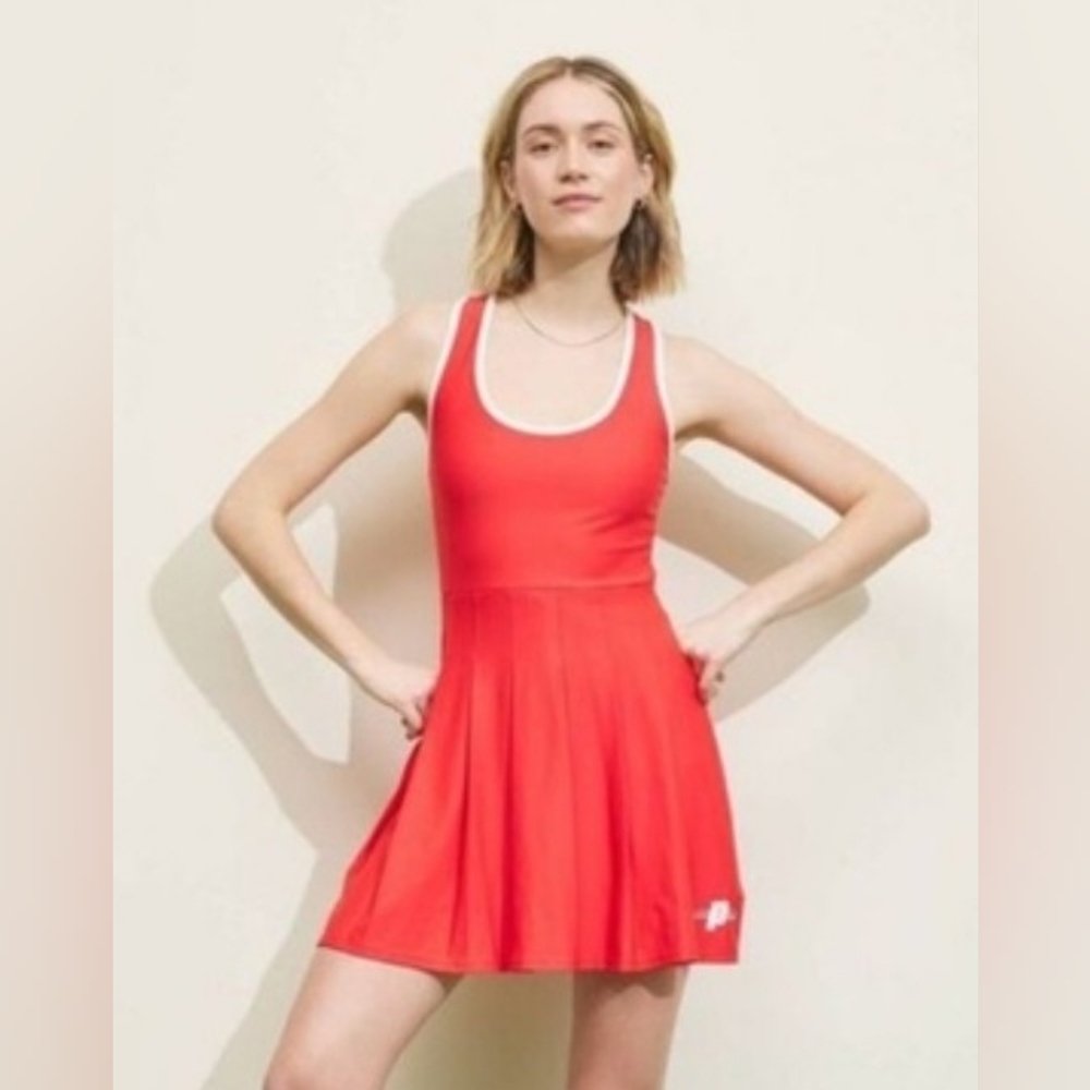 Prince x Cross-Back Pickleball Dress Pleated Built-In Shorts Women's XS